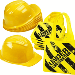  Bedwina 24 Pack Construction Birthday Party Hats
