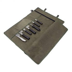 Hersent Portable Chef’s Knife Roll Bag (Army Green)
