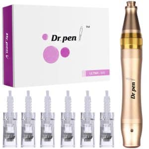 Dr. Pen Ultima M5 Professional Microneedling Pen Wireless Electric Skin Repair Tools with 6 PCS 36-Pin Replacement Needles Cartridges