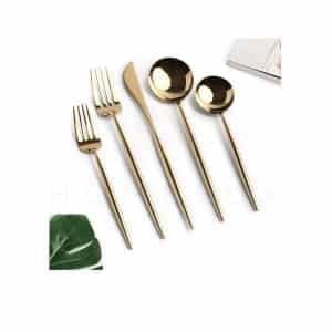 Homelux Theory Gold Cutlery Silverware Set