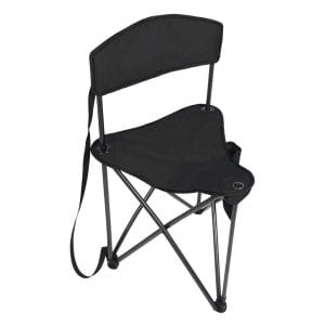 PORTAL Quick Folding Camping Stool with Backrest