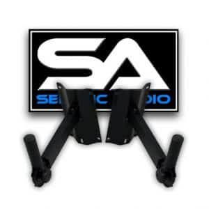 Seismic Audio Metal PA Speaker Stand Wall Mount for Karoake, DJs, and Clubs