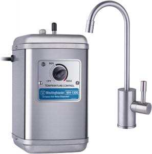 Westinghouse Instant Hot Water Dispenser, Includes Brushed Nickel Faucet