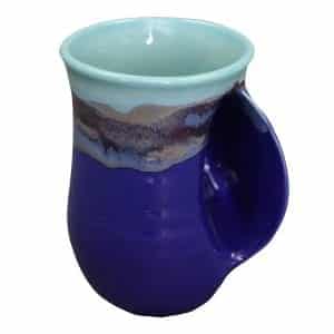 Clay in Motion Hand Warmer Mug - Right Handed