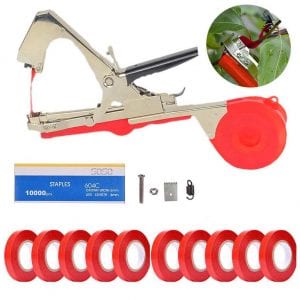 Plant-Vine-Tapener-Tool-with-Ten-Rolls-Tapes-Red
