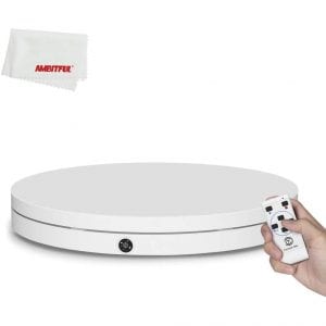 OPENCLOUD White Motorized Turntable Display