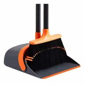 SANGFOR Dust Pan & Broom Set (Orange)