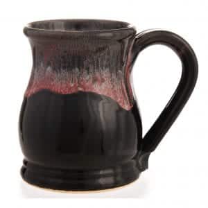 Uncommon Clay Coffee Mug (Glossy Black/Red)