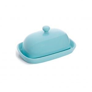 Sweese 306.102 Porcelain Butter Dish with Lid, Turquoise