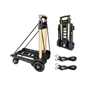 FELICON Folding Hand Truck Portable Compact Luggage Cart 155lbs
