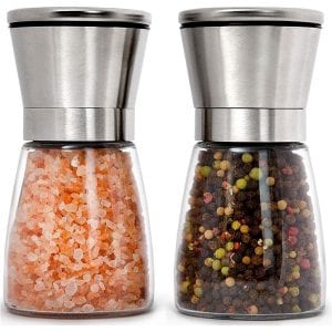 Home EC Premium Stainless Steel Salt and Pepper Grinder