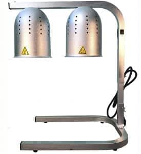 Avantco Commercial Portable W62 Heat Lamp Food Warmer 2-Bulb Free-Standing