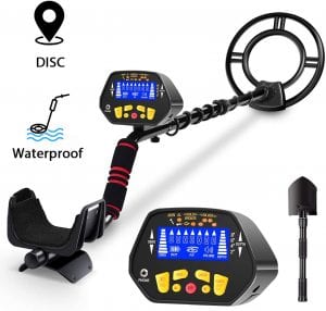 RM RICOMAX Metal Detector for Adults & Kids - High-Accuracy Metal Detector Waterproof LCD Display [Pinpoint Function & Discrimination Mode & Distinctive Audio Prompt]