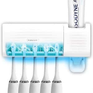 Kalamet Wireless UV Toothbrush Sanitizer and Holder