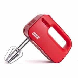Dash Compact Hand Mixer, Red