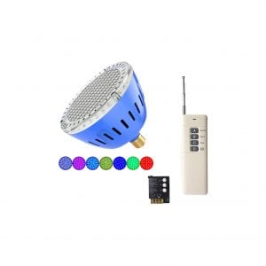 Inground LED Pool Light Bulb with Remote Control