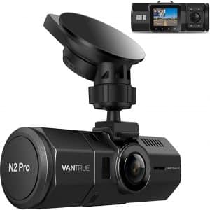 Vantrue N2 Pro Uber Dual 1080P Dash Cam, 2.5K 1440P Dash Cam, Front and Inside Accident Car Dash Camera with Infrared Night Vision, 24hr Motion Detection Parking Mode
