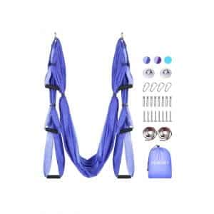 Oudort Aerial Yoga Swing Set with 2 Extension Straps