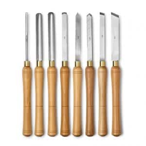 Werks-8pc-Wood-Lathe-Chisel-Set-Tools-with-HSS-blades