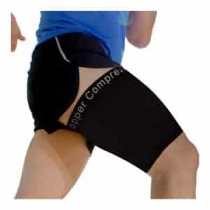 Copper Compression Recovery Thigh Sleeve for Sore Hamstring