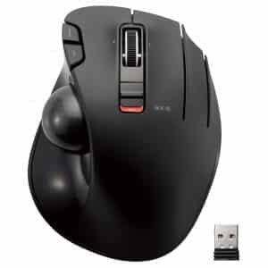 ELECOM M-XT3DRBK 2.4GHz Wireless Trackball Mouse