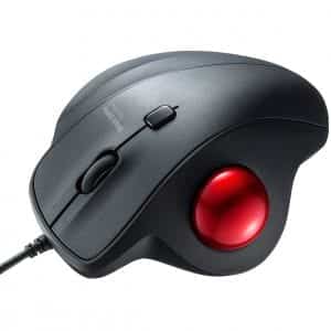 SANWA Wired Ergonomic Optical Vertical Trackball Mouse