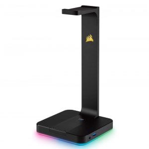 Corsair ST100 Headphone Stand w/ USB Charger